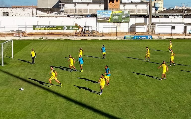 ASA fará dois treinos com os portões fechados