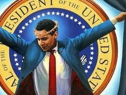 Jornal deifica presidente americano e descarta Cristo