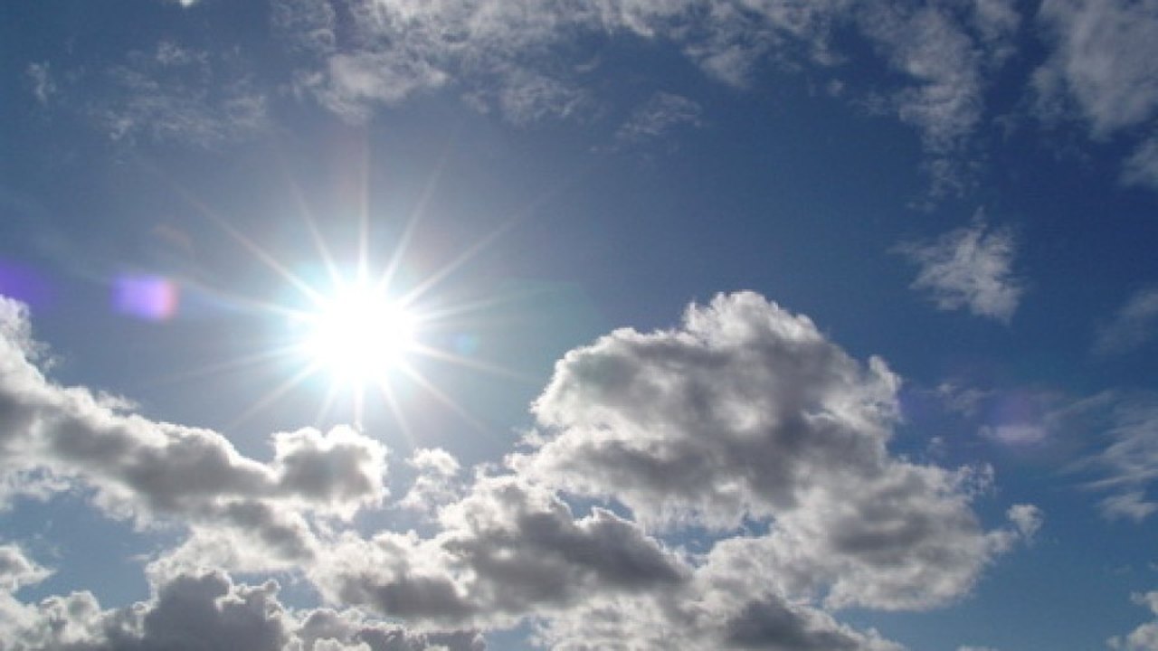 Previsão aponta sol entre nuvens no fim de semana