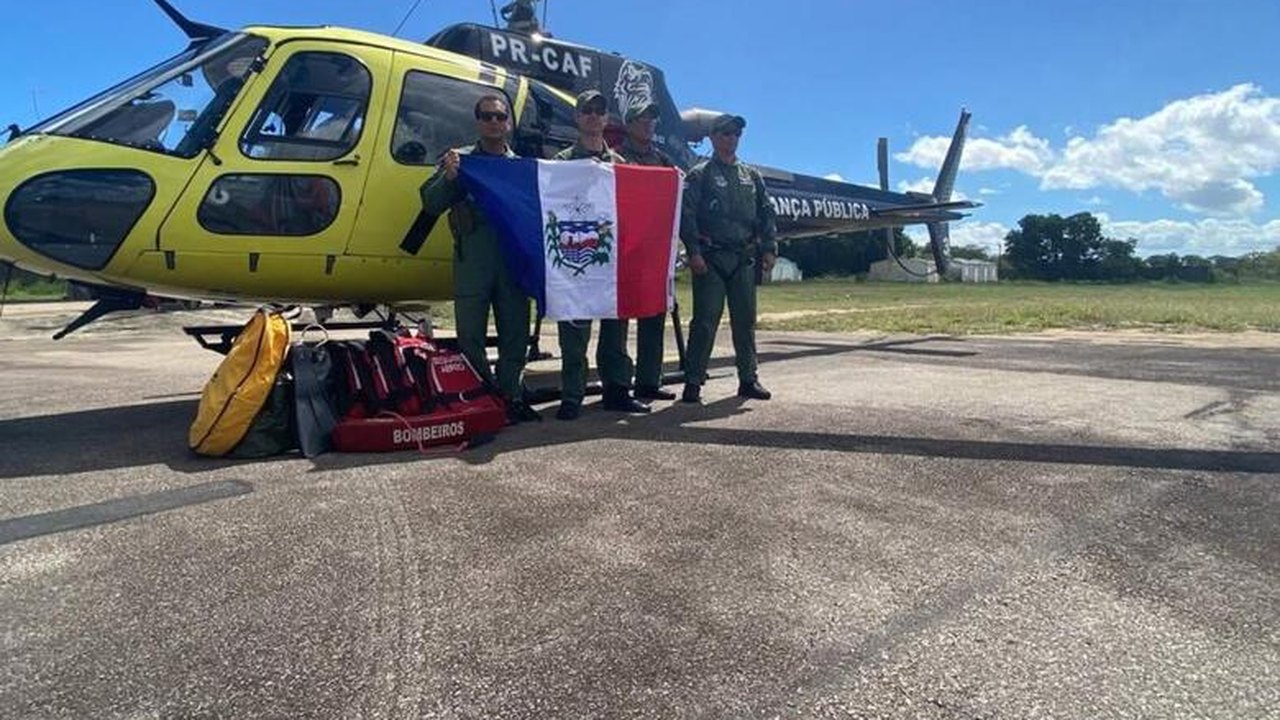 Grupamento Aéreo da Secretaria de Segurança Pública embarca tripulantes para ação solidária na Bahia
