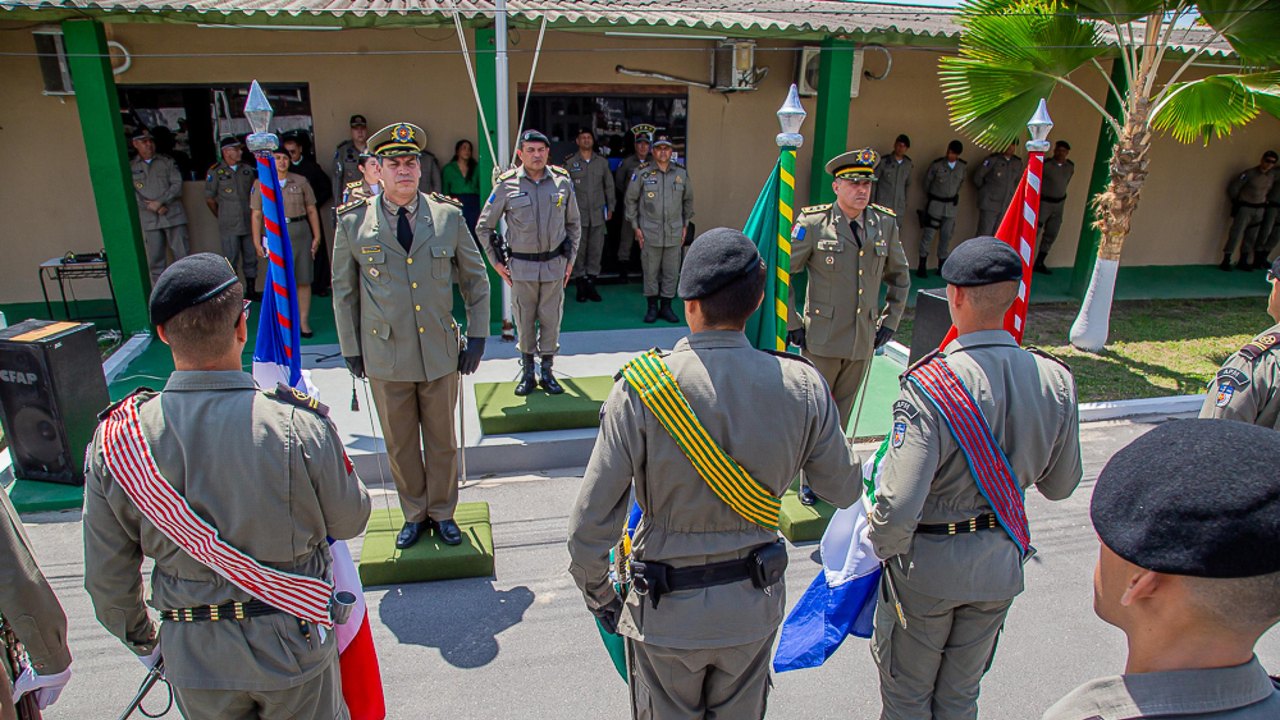 Polícia Militar realiza solenidade de passagem de comando do Centro de Formação de Praças