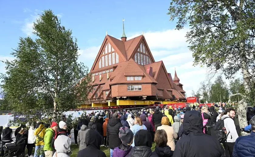 Ampliação de mina força mudança de igreja centenária na Suécia