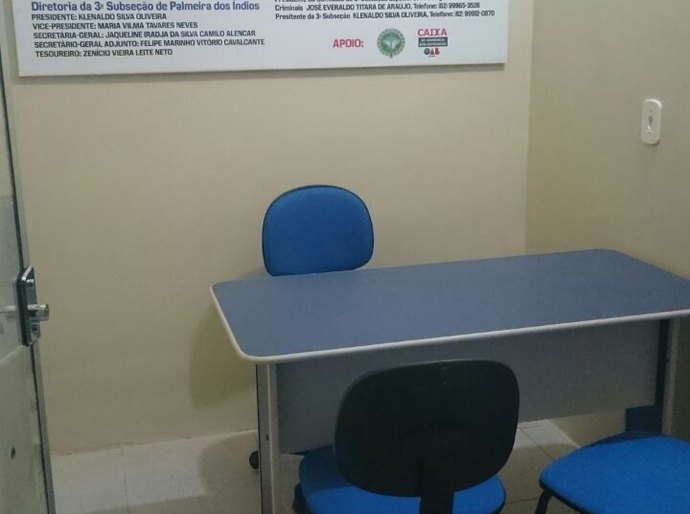 Subsecção da OAB de Palmeira inaugura sala dos advogados na delegacia