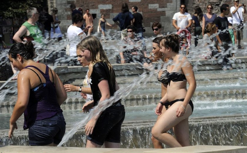 Calor atinge Itália e sensação térmica chega a 49ºC