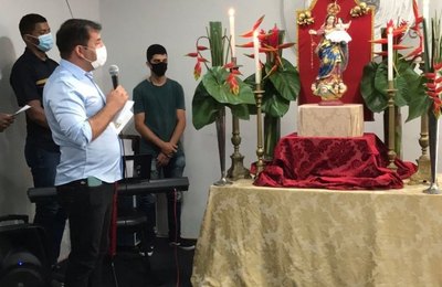 Celebração da padroeira de Penedo começa com peregrinação na SEMDESH Penedo