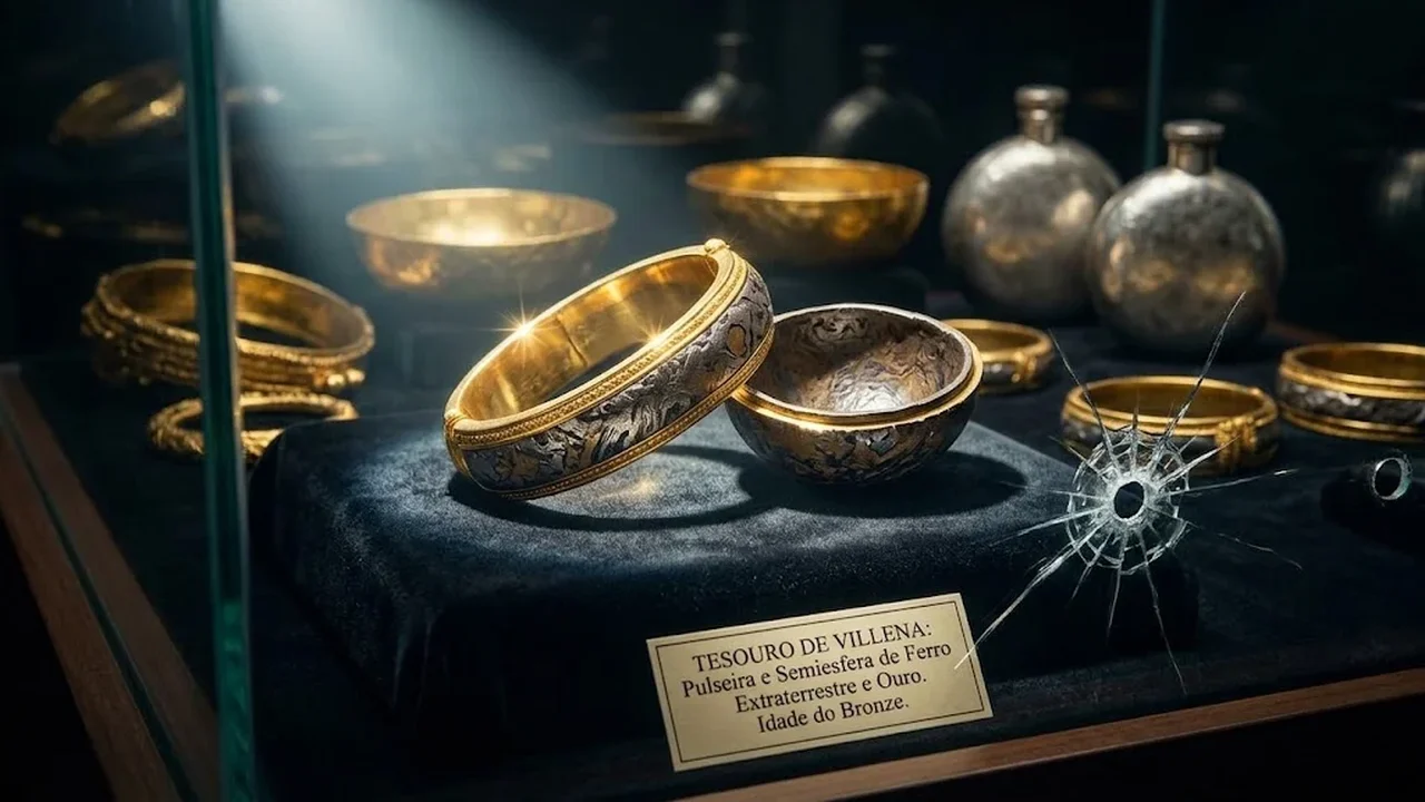 Ferro extraterrestre: tesouro de ouro roubado em 4 minutos na Espanha foi feito com metais exóticos; conheça