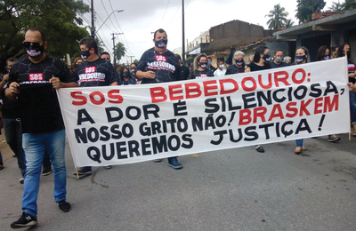 Moradores de Bebedouro fazem  novo protesto contra a Braskem