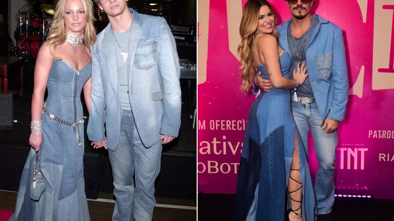 Viih Tube e Eliezer recriam famoso figurino de Britney Spears e Justin Timberlake