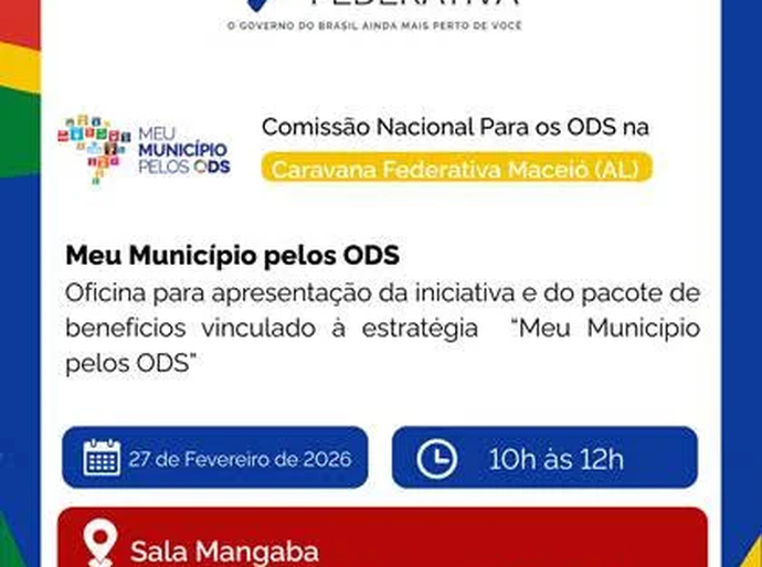 Caravana federativa apresentará benefícios pelos ODS para municípios