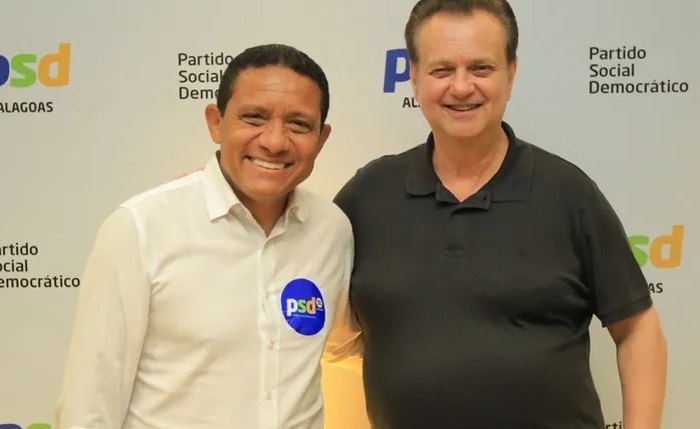 Júlio Cezar e Kassab em evento em Maceió