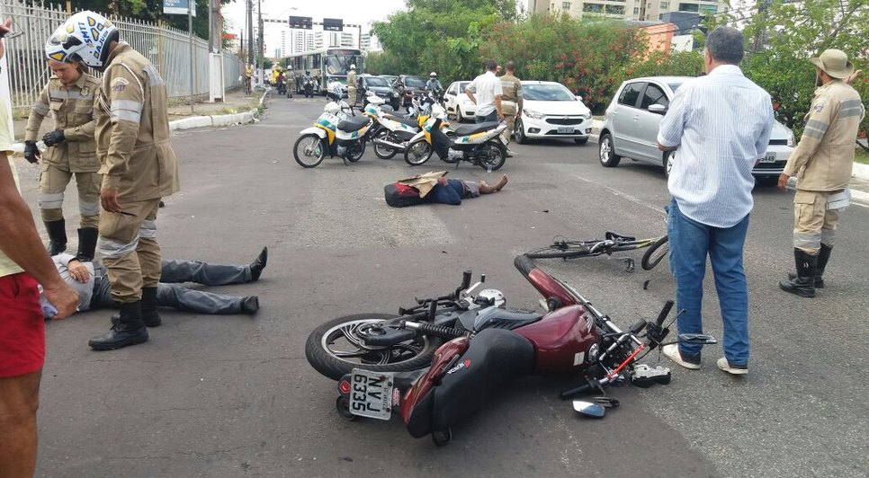 Motociclista acidente  / Foto: Redes sociais 