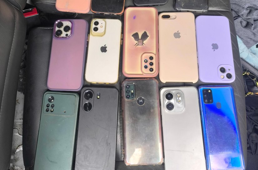 Homem é preso após furtar 14 celulares em festa