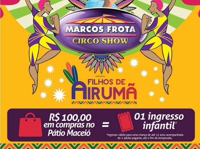 Marcos Frota Circo Show está de volta ao Pátio Maceió