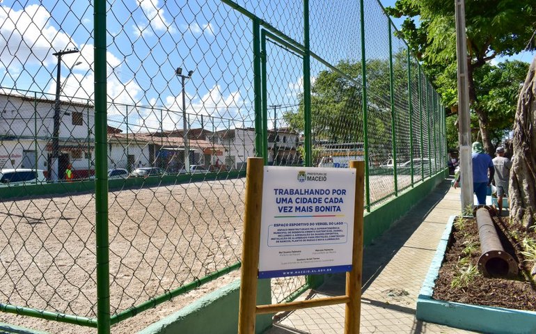 Área esportiva beneficia moradores do Vergel do Lago