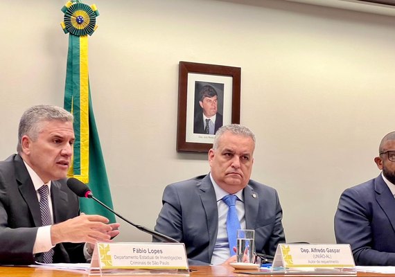 Deputado Alfredo Gaspar preside audiência pública sobre combate ao crime organizado no Brasil