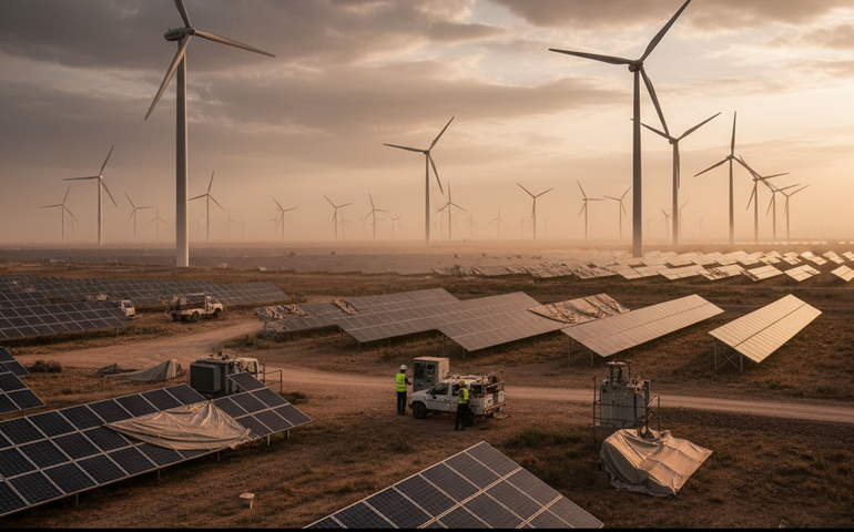 Desequilíbrio no setor elétrico força corte de 20% na produção de eólicas e solares em 2025