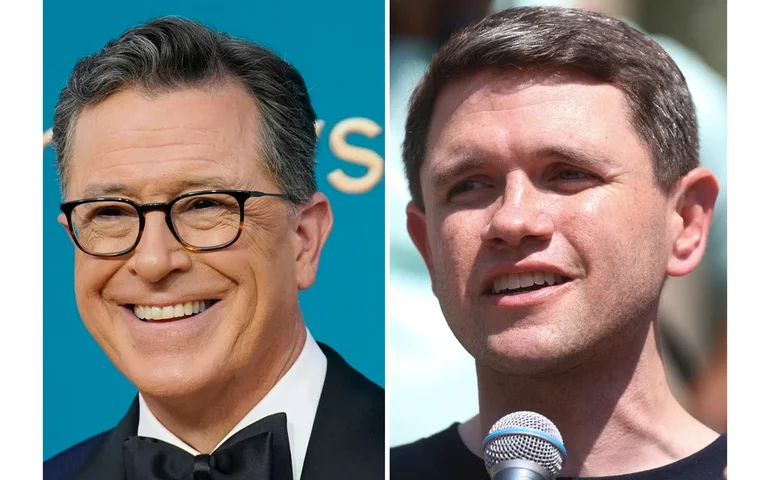 Stephen Colbert afirma que os advogados da CBS retiraram a entrevista com James Talarico do ar no momento em que a votação antecipada começa no Texas.