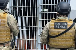 Policiais penais em operação. Fonte: Internet