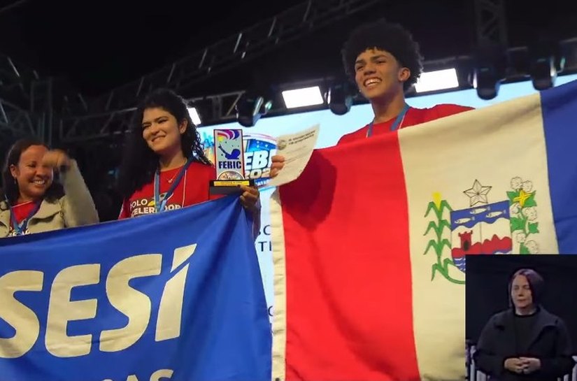 Equipe do SESI Alagoas conquista prêmio de Melhor Apresentação Oral na FEBIC