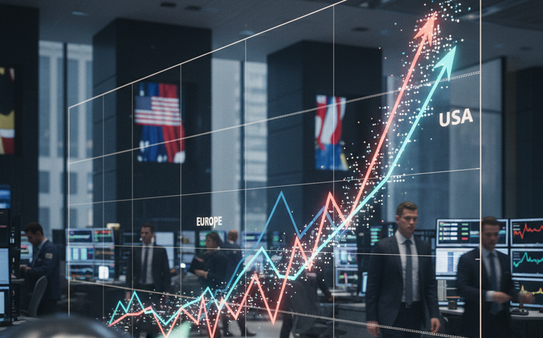 Taxas de juros sobem e curva ganha inclinação com aumento das tensões entre EUA e Europa