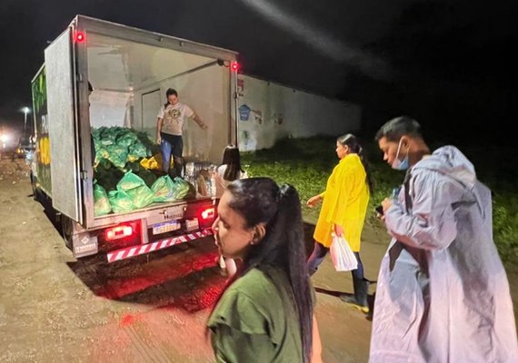 Prefeitura de Viçosa inicia entrega de mais de 10 toneladas de alimentos às vítimas das chuvas