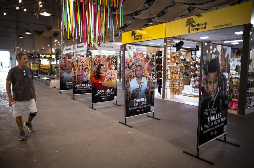 Exposição mostra importância da representação de pessoas com deficiência na arte e esporte