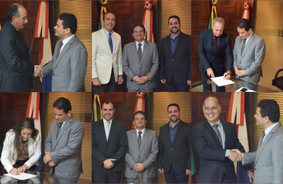 Presidente Marcelo Victor empossa diretores da ALE