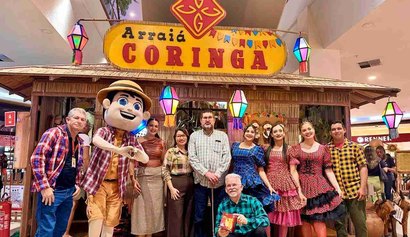 Grupo Coringa recebe imprensa alagoana em sua tradicional Barraca Junina no Maceió Shopping