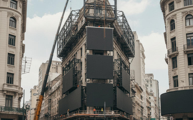 Projeto de 'Times Square' avança em São Paulo; saiba onde telões serão instalados