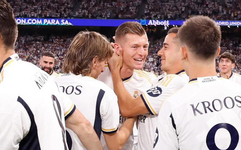 Real Madrid empata com Betis no último jogo de Toni Kroos no Santiago Bernabéu