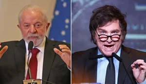 Milei chamou Lula de "ladrão" durante convenção de Flávio Bolsonaro