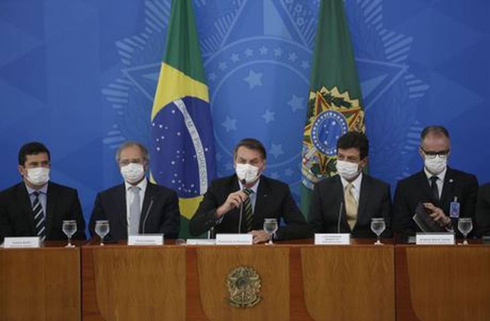 REUNIÃO MINISTRO / Foto: DIDA SAMPAIO 18.mar.2020 ESTADÃO CONTEÚDO