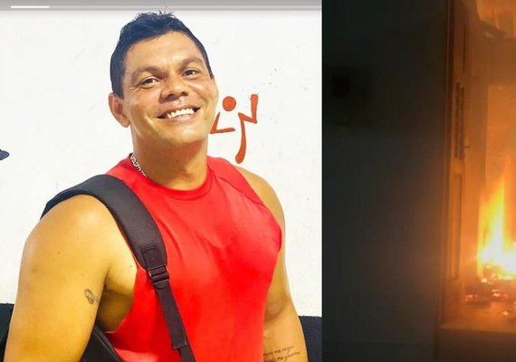 Homem morre após incêndio dentro de casa em Marechal Deodoro; companheira fica ferida