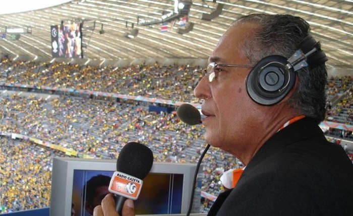 Arivaldo Maia transmite jogos nos principais estádios do Brasil desde 1967