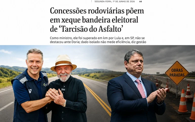 Nos Transportes, Renan Filho teve desempenho 3 vezes melhor que Tarcísio
