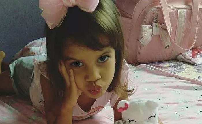 Allexia Sophia morreu aos cinco anos após ser espancada pelo pai