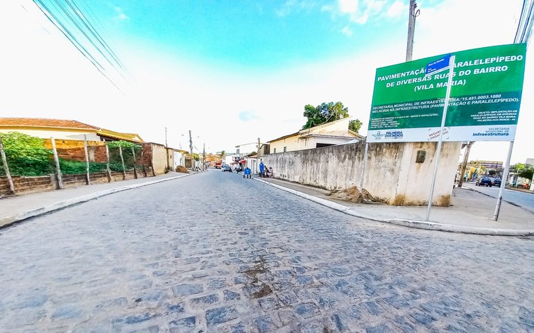 Inaugurada segunda etapa das obras nos bairros Vila Maria e São Cristóvão, em Palmeira dos Índios