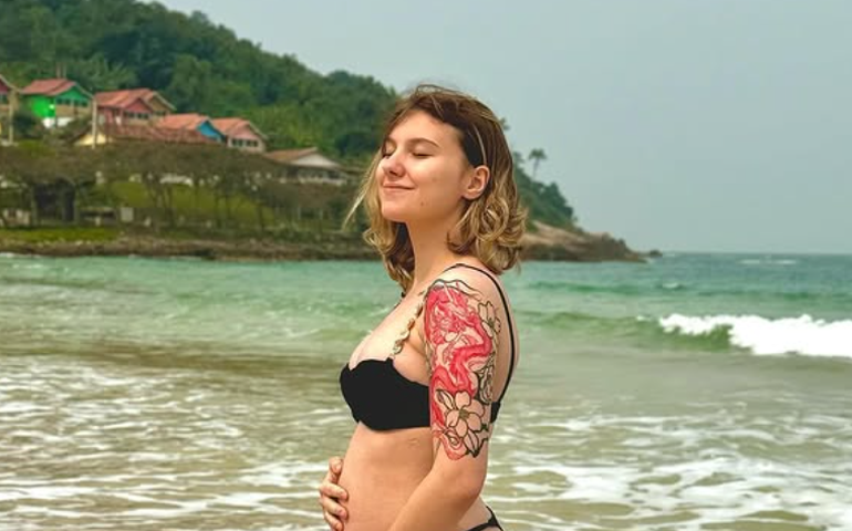 Isabel Veloso, grávida e com câncer, comenta expectativas para o parto