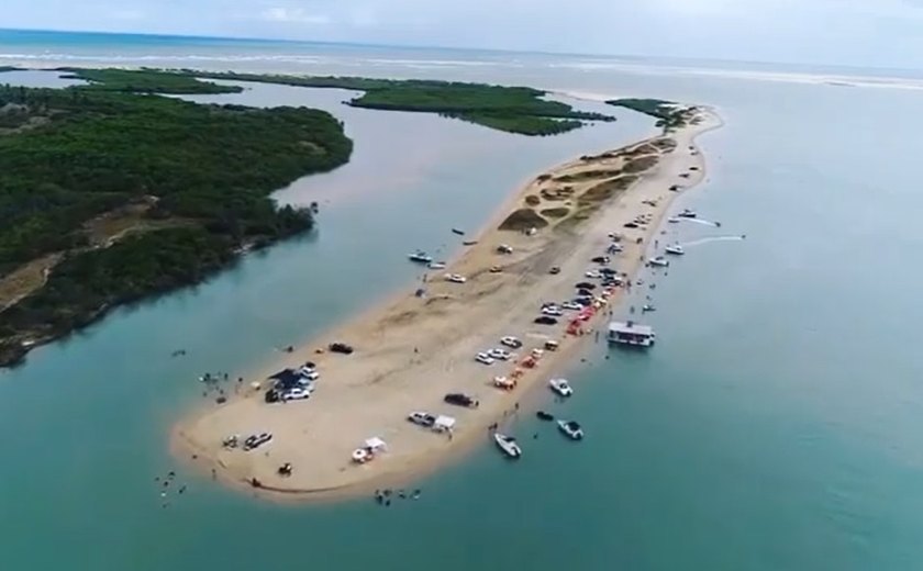 Ilha da praia do Viral corre risco de desaparecer, alerta estudo