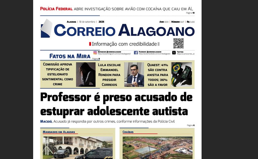 Professor é preso acusado de estuprar adolescente autista