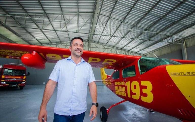 Governador destaca heroísmo do Grupamento Aéreo na inauguração da nova base do Comando de Aviação