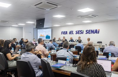 Origem apresenta projeto de estocagem de gás em reunião da diretoria da Fiea
