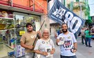 Lenilda Luna dialoga com trabalhadores da limpeza urbana e defende soberania nacional no Centro de Maceió