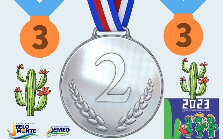 Alunos da rede municipal de Belo Monte são medalhistas em competição nacional de Matemática