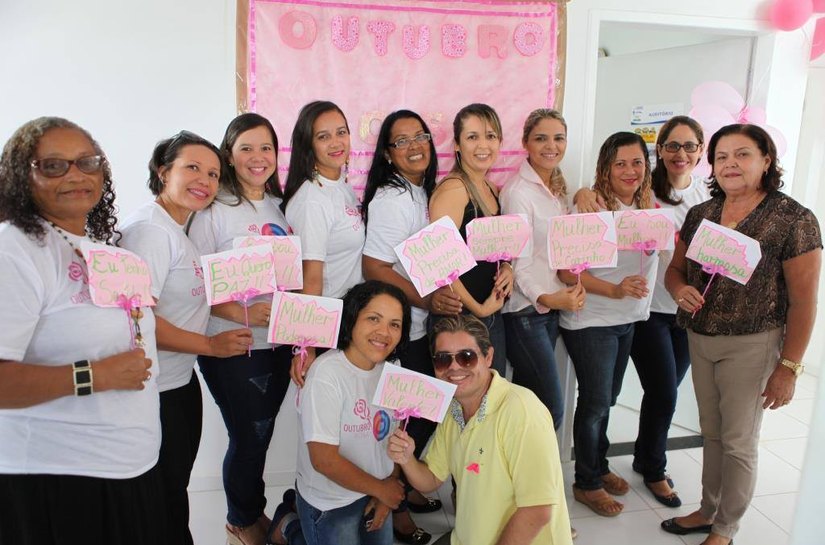 Outubro Rosa é comemorado nos postos de saúde de Marechal Deodoro