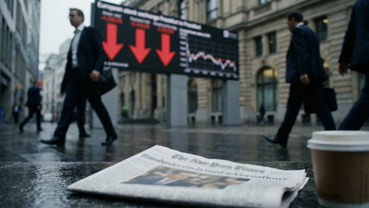 Bolsas da Europa recuam com disparada do petróleo e alta dos juros de títulos