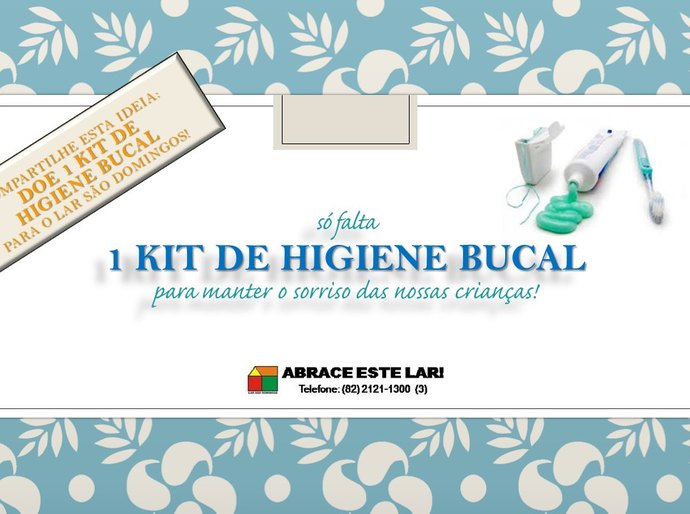 Lar São Domingos realiza campanha para aplicação de flúor