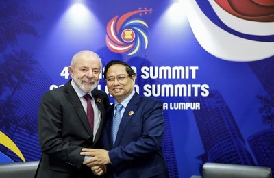 Encontro do presidente Lula com o primeiro-ministro do Vietnã, Pham Minh Chinh