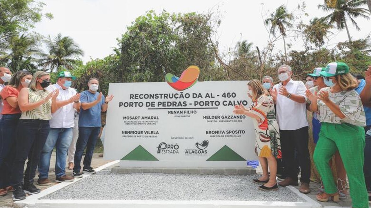 Turismo da região Norte se fortalece com entrega da reconstrução da AL-460 que liga Porto de Pedras a Porto Calvo