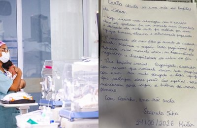 Carta de mãe emociona equipe e reforça acolhimento humanizado na maternidade do Hospital da Cidade